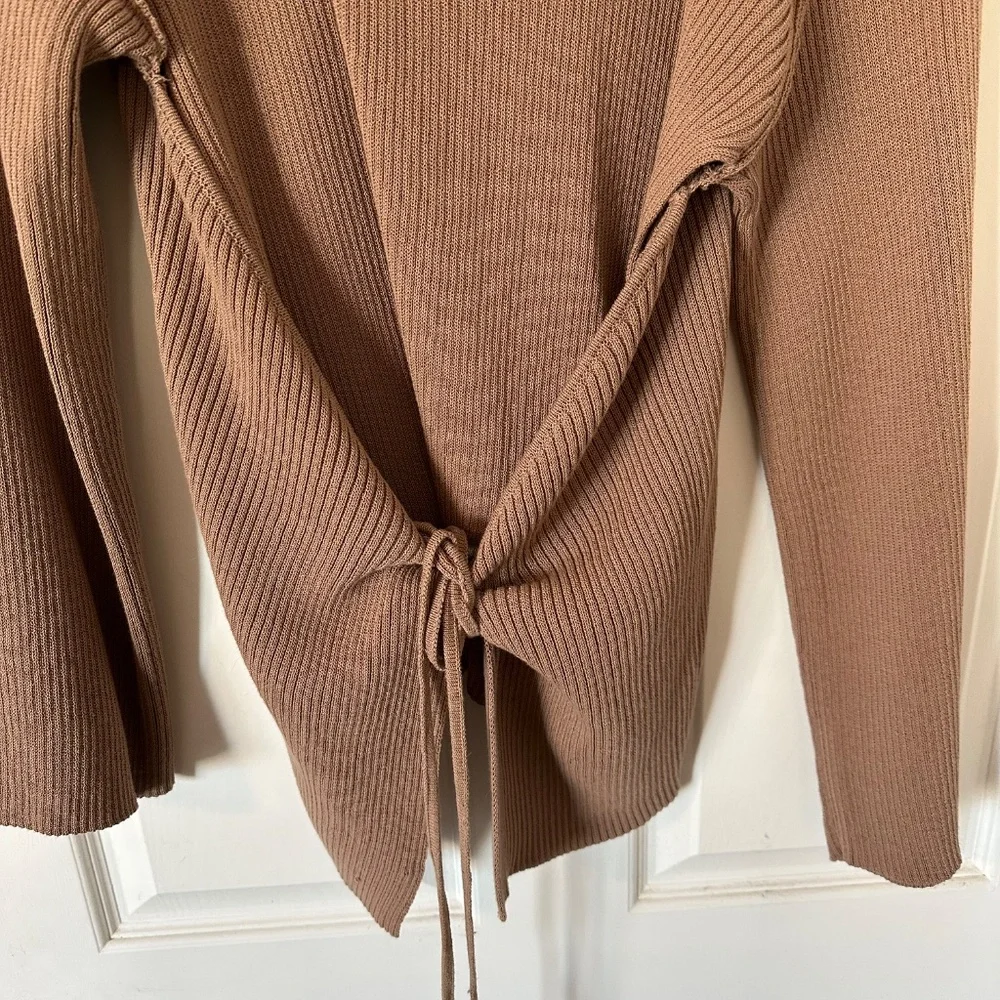 Free People Beach Brig Tie Sweater. NWOT.